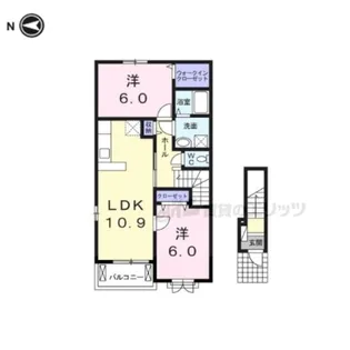 カーサ・リオ【2階】の間取り