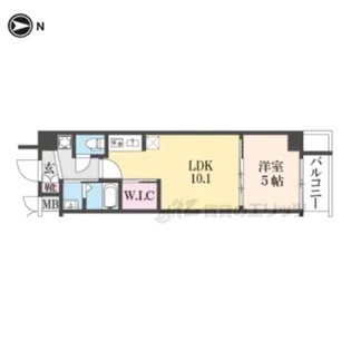 スワンズ京都東寺ガーデン【4階】の間取り