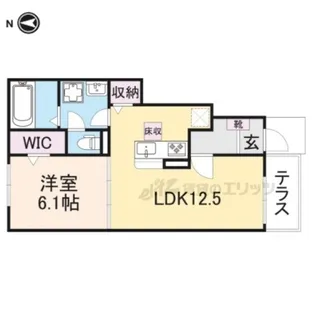 ミモザ【1階】の間取り