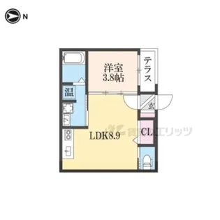 F asecia Mizar【1階】の間取り