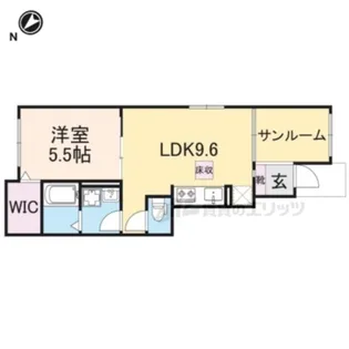 クルール M【1階】の間取り