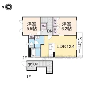 アンジェロC【2階】の間取り