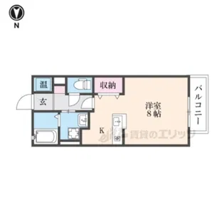 ミエパレス?【101号室】の間取り