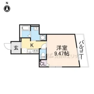 キャルムコート星田2番館【2階】の間取り