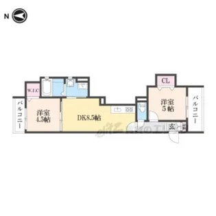 スリール明和?【3階】の間取り