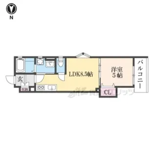 スリール明和Ⅱ【2階】の間取り