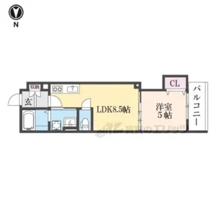 スリール明和?【2階】の間取り