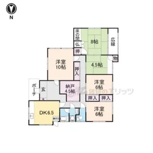 奈良県奈良市鳥見町3丁目【一戸建】の間取り