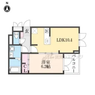 heal cort K.N.【3階】の間取り