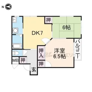 ナウ・アット・ワン【302号室】の間取り
