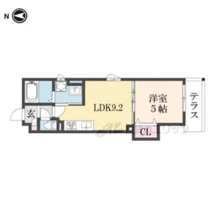クリエオーレ郡津Ⅰ【1階】の間取り