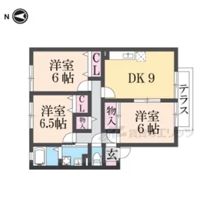 シャルマン二番館 A棟【2階】の間取り