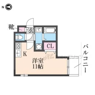 北山インフィニティ【3階】の間取り