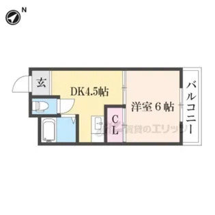 田代ハイツ【303号室】の間取り