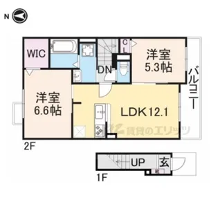 ラッフィナート?【2階】の間取り