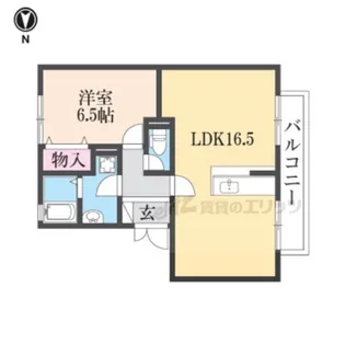 グリーンハウス新伊丹【2階】の間取り