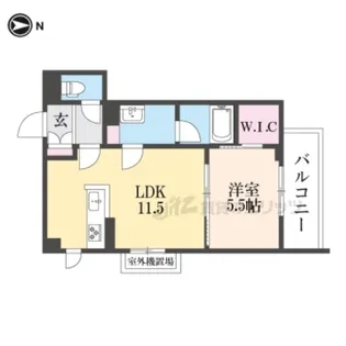 プラムベース【202号室】の間取り