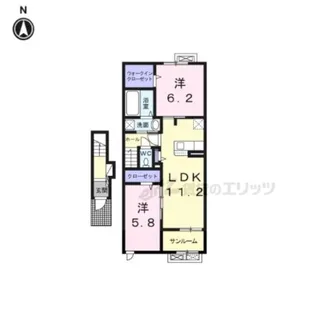 コンコード?【2階】の間取り