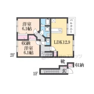 メゾン パストラルA【202号室】の間取り