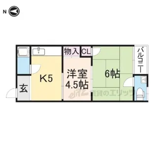 ヒロミマンション【1階】の間取り