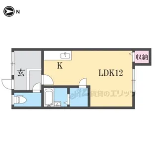 リュミエール・ベル【1階】の間取り