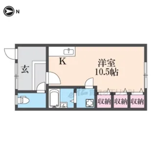 リュミエール・ベル【F号室】の間取り