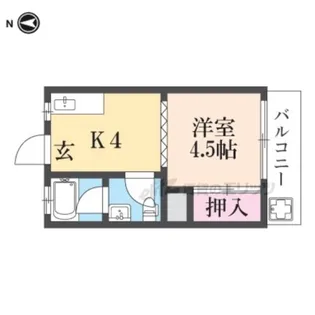 サンビル【4階】の間取り