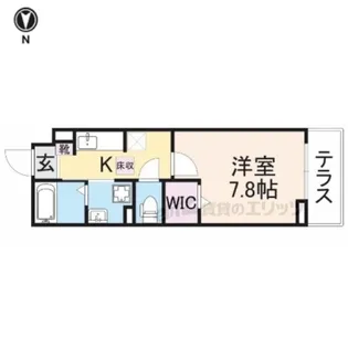 エアリーガーデン【1階】の間取り