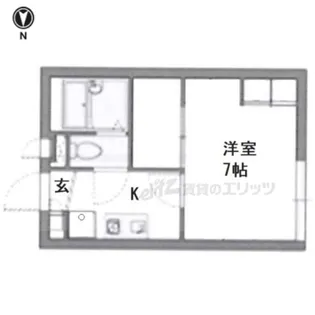 レオパレス池田【1階】の間取り
