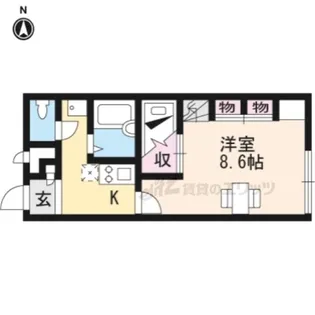 レオパレスYAMADAthree【2階】の間取り