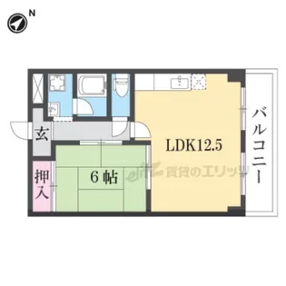 ヴィエンシャトレー小池【201号室】の間取り