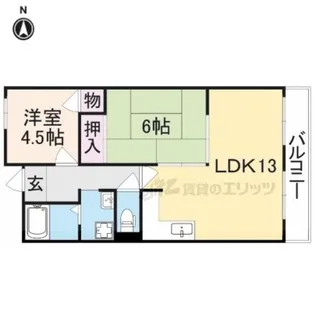 ヴィエンシャトレー小池【304号室】の間取り