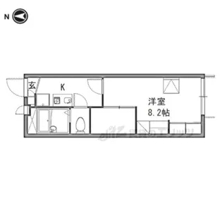 レオパレスヒライ?【1階】の間取り
