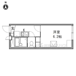 レオパレスヒカリ【207号室】の間取り
