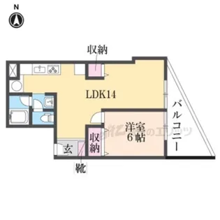 トミオプラザ【4階】の間取り