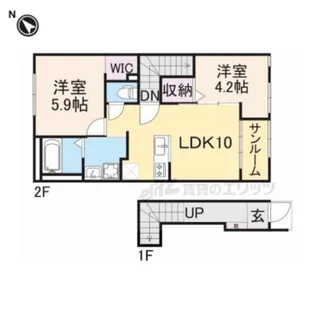 縁【2階】の間取り