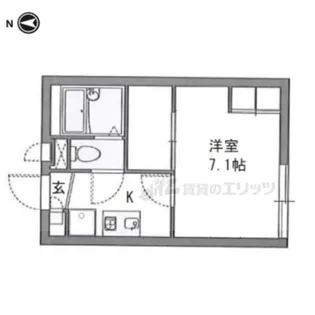 レオパレス上木田【2階】の間取り