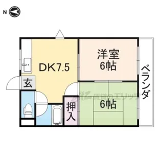 サンコーポ?【4階】の間取り