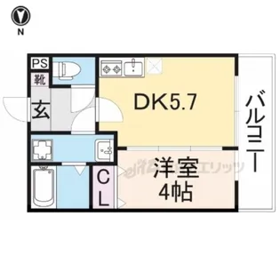 ジーメゾン奈良大森カルム【2階】の間取り