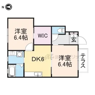 モン・ヴィラージュ【1階】の間取り