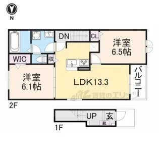 KT南丹【201号室】の間取り