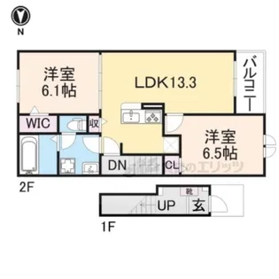 KT南丹【203号室】の間取り