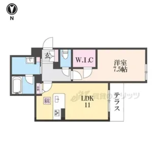 ShaMaison Alflat【103号室】の間取り