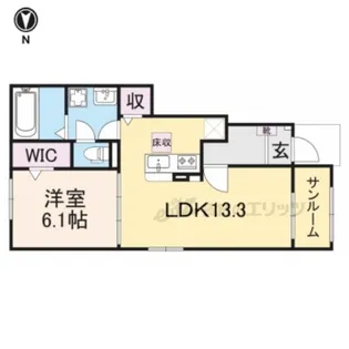 サードニクスK【1階】の間取り