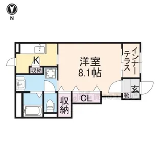 GRAND VILLA 碧【1階】の間取り
