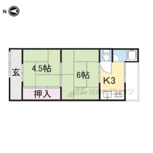 イオボヌール枚方【1階】の間取り