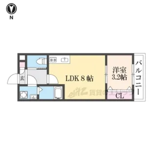 ジーメゾン大和郡山小泉【2階】の間取り