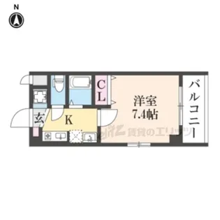 M’プラザ香里参番館【6階】の間取り