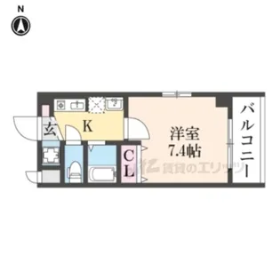 M’プラザ香里参番館【8階】の間取り