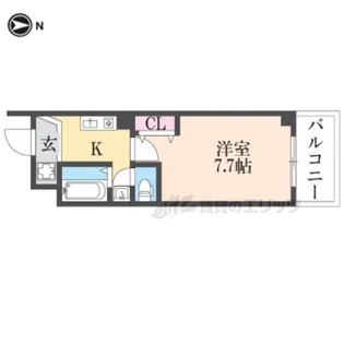 M’プラザ香里五番館【2階】の間取り